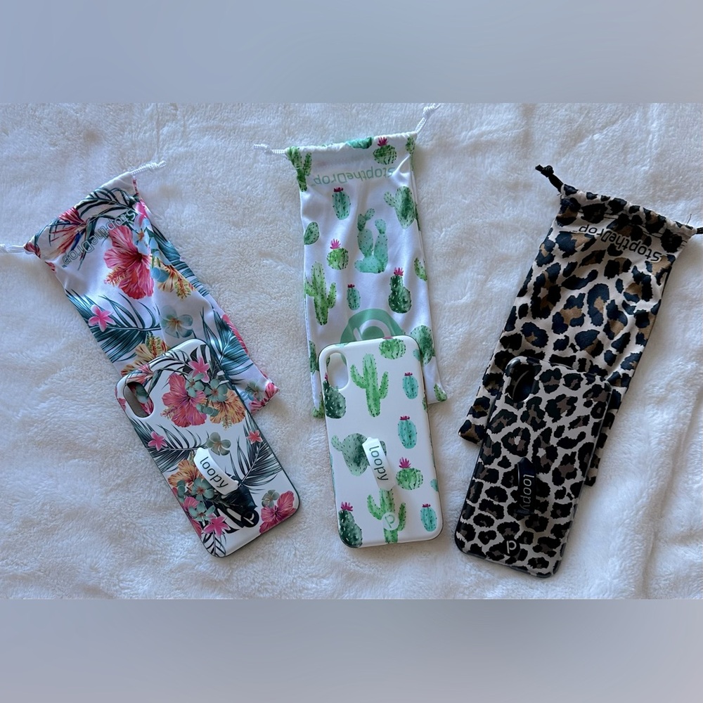 Loopy Case I-Phone X/XS📱🌺🐆